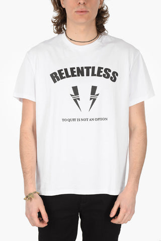 T-Shirt Girocollo RELENTLESS in Cotone