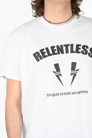 T-Shirt Girocollo RELENTLESS in Cotone