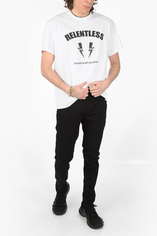 T-Shirt Girocollo RELENTLESS in Cotone