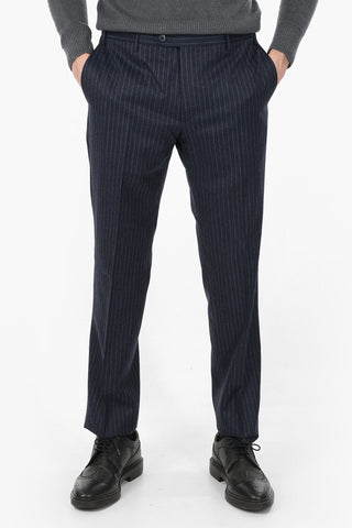 Pinstriped LEADER Wool Pants