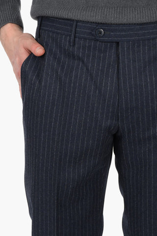Pinstriped LEADER Wool Pants