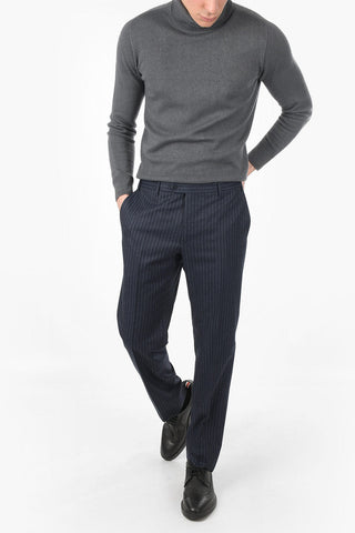 Pinstriped LEADER Wool Pants
