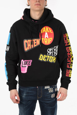 Printed COOL FIT Cotton Hoodie
