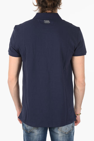 stretch cotton 2 button polo shirt