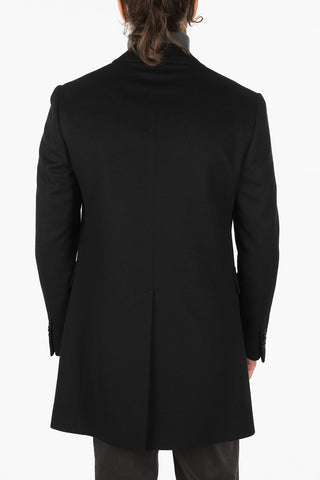 Virgin Wool 3 Button Coat