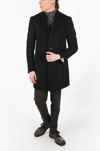 Virgin Wool 3 Button Coat