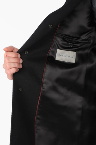 Virgin Wool 3 Button Coat