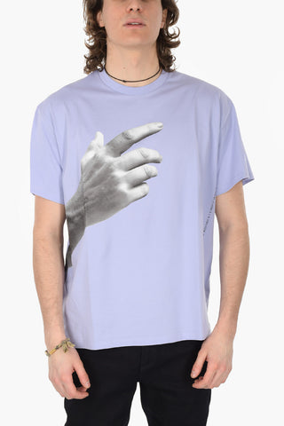T-Shirt Girocollo HAND in Cotone