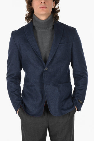 Blazer LEADER SUPER SOFT Semi-foderato in Lana Vergine