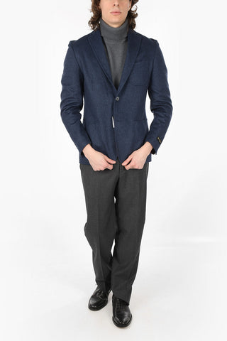 Blazer LEADER SUPER SOFT Semi-foderato in Lana Vergine