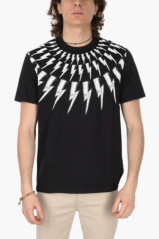 T-Shirt FAIR ISLE THUNDERBOLT in Cotone