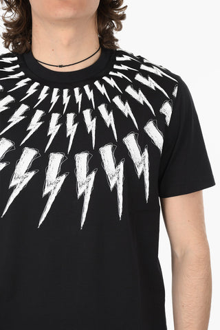 T-Shirt FAIR ISLE THUNDERBOLT in Cotone