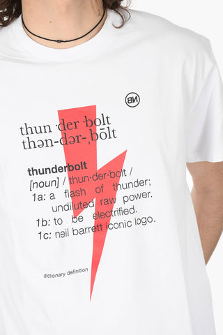 T-Shirt THUNDERBOLT DEFINITION in Cotone