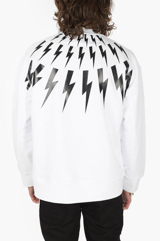 Maxi Pocket FAIR ISLE THUNDERBOLT Sweatshirt
