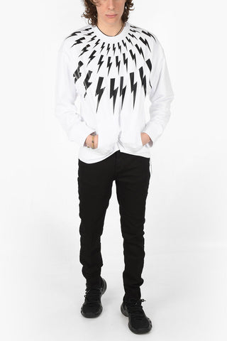 Maxi Pocket FAIR ISLE THUNDERBOLT Sweatshirt