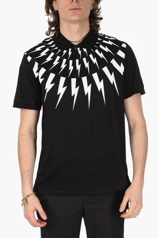 Cotton FAIR ISLE THUNDERBOLT Polo