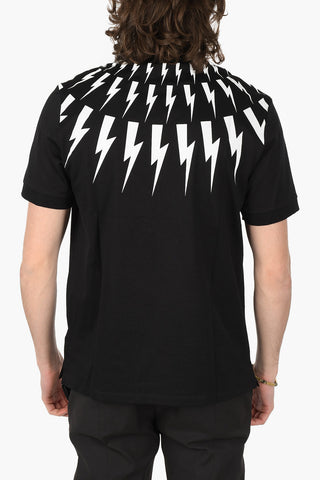 Cotton FAIR ISLE THUNDERBOLT Polo