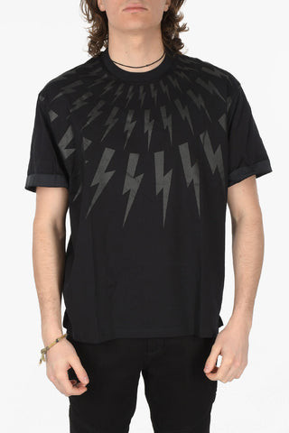 T-Shirt FAIR ISLE THUNDERBOLT in Cotone