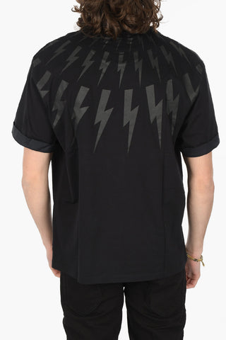T-Shirt FAIR ISLE THUNDERBOLT in Cotone