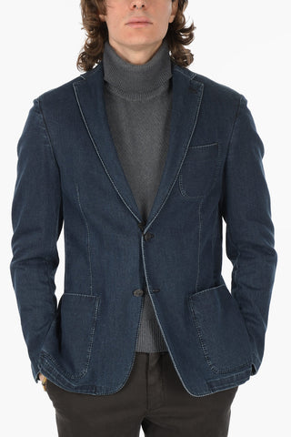 ID 2 Button Denim Blazer
