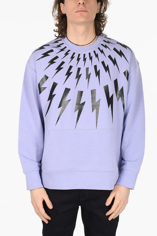 Maxi Pocket FAIR ISLE THUNDERBOLT Sweatshirt