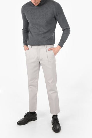ID 5 Pocket Single-pleated Cotton Pants