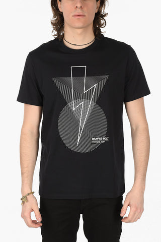 Crew Neck  BAUHAUS BOLT Cotton T-Shirt