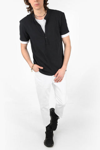 Buttoned SLIM FIT T-Shirt