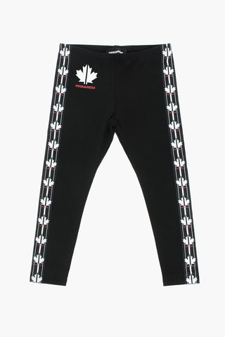 logoed side band leggings