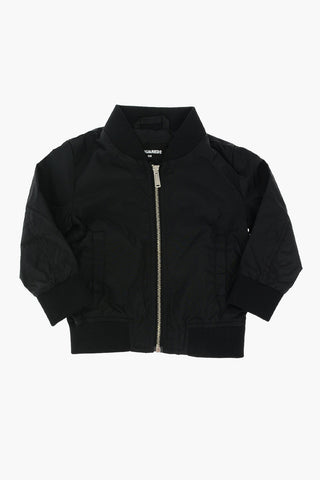 nylon full zip outerwear jacket