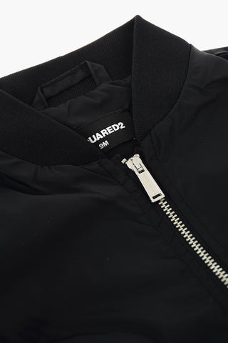 nylon full zip outerwear jacket
