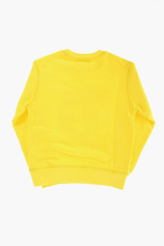 crew-neck sweatshirt with print