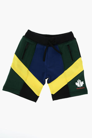 drawstring waist 3 pockets shorts