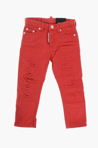 stretch denim GLAM HEAD distressed jeans
