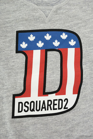 crew-neck sweatshirt with print