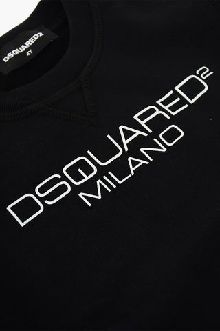 crew-neck sweatshirt with print