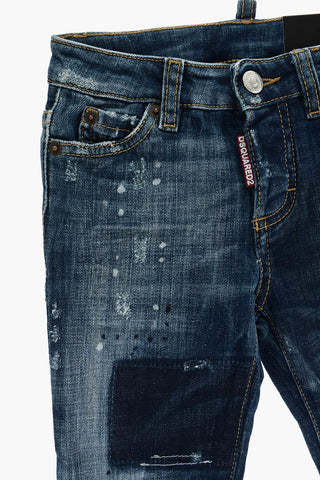 stretch denim JENNIFER CROPPED jeans