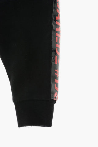 logoed side band jogger pants