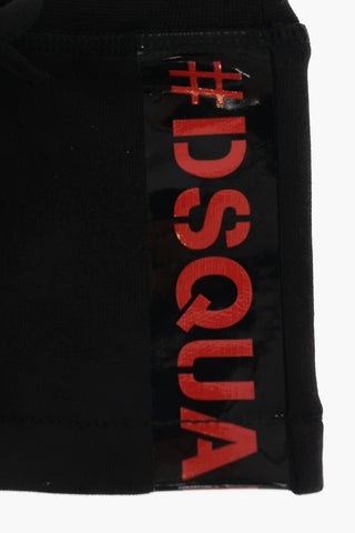 logoed side band skirt with patch pocket on the back