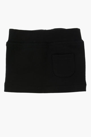logoed side band skirt with patch pocket on the back