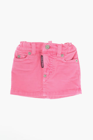 stretch denim skirt