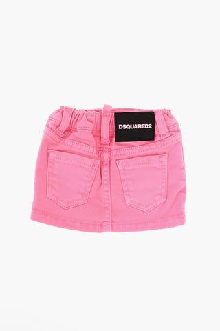 stretch denim skirt