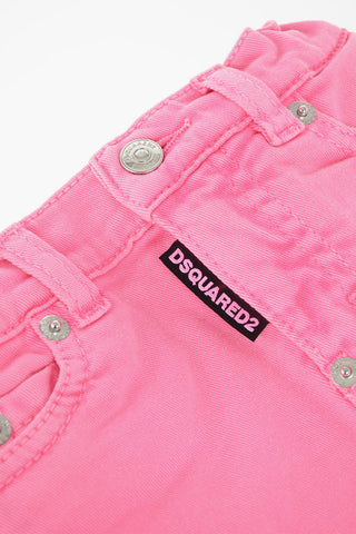 stretch denim skirt