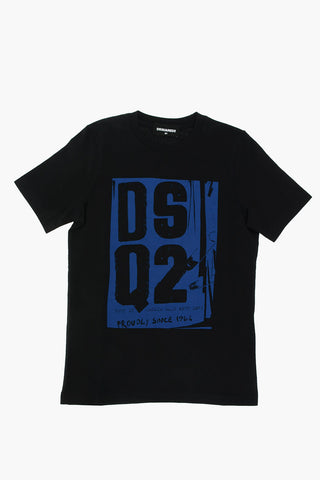 crew-neck t-shirt with print