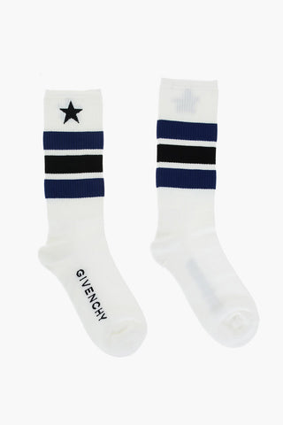 embroidered socks