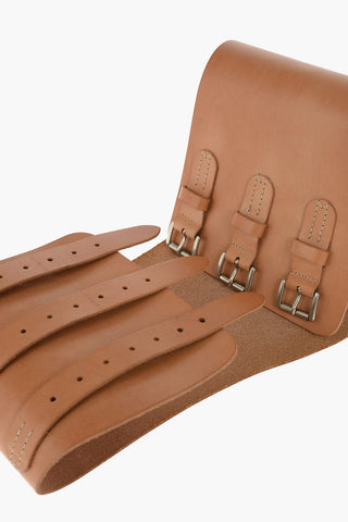 cintura corsetto in pelle 180mm