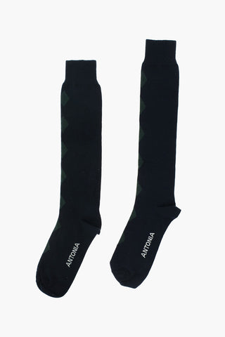 argyle long socks