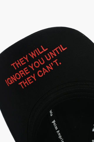 logo embroidered cap