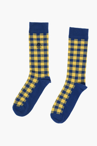 Shephard's check socks