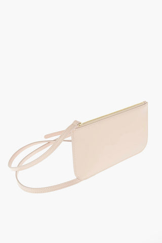 Neck Pouch in Pelle con Chiusura Zip